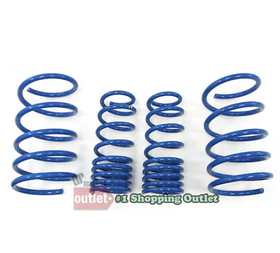 Blue 1.25  Drop Manzo Race Sport Lowering Spring Coil For 95-99 Nissan Maxima • $80.29