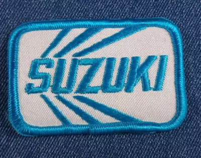 NOS Vintage Original Suzuki Logo 3  Patch Dirtbike Motorcycle Snowmobile Retro • $7.19