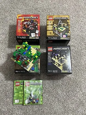 Lego Minecraft Micro World 21102 21105 21106 21107 • $300