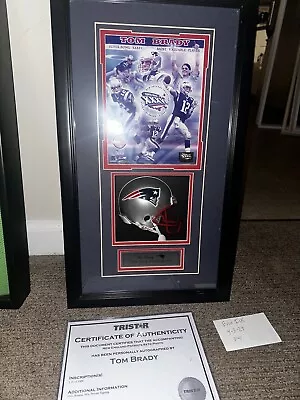 Tom Brady Limited Edition Signed 959/5000 • $300