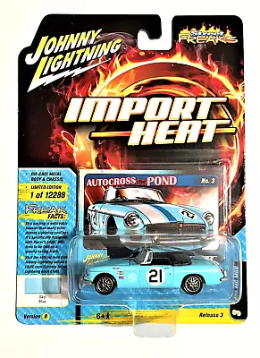 Johnny Lightning Street Freaks Import Heat 1963 MG MGB Sky Blue 1:64 NEW • $12.62