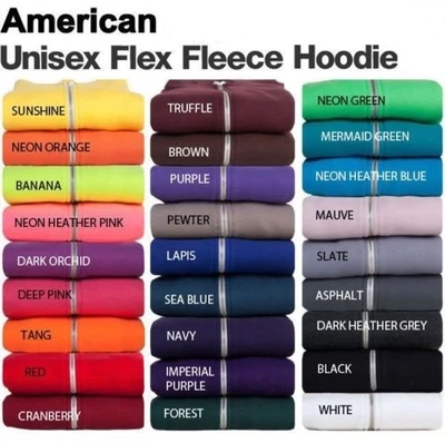 $34.95 • Buy American APPAREL Zip Hoodie Flex Fleece Hooded Sweatshirt XS-2XL FREE US SHIP