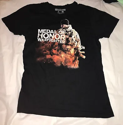 EA Medal Of Honor War Fighter Men's Medium Short Sleeve T-Shirt Black Size M • $8