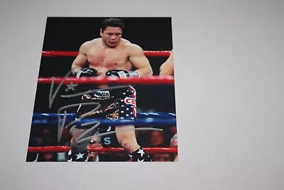 Vinny Paz Signed 8x10 Photo  Bleed For This  5x Champion Pazienza Attack Pose  • $9.99