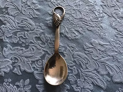 Antique Unusual  Hammered OV Mogensen Sterling Sugar Spoon 5 1/4  • $269.99