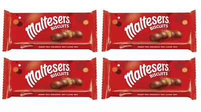 932428 4 X 110g Packet Maltesers Biscuits Milk Chocolate Malt Covers Balls • $39.96