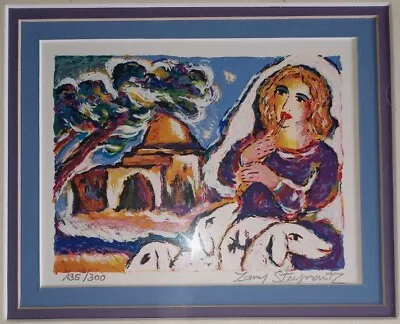 Zamy Steynovitz Authorized The Good Shepherd Serigraph Signed 135/300 Framed COA • $799.99