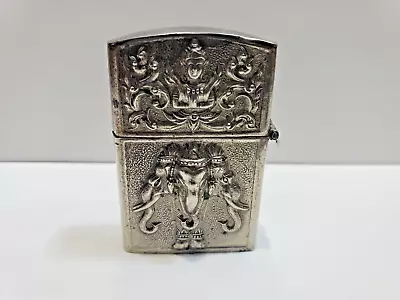 Working Vintage Silver Siam Lighter   6504/33 • $77