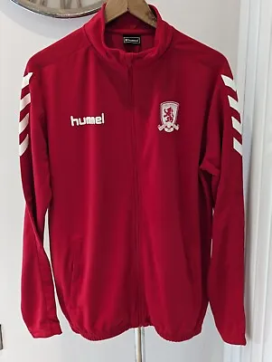 Middlesbrough FC Core Poly Jacket ( Track Top Full Zip ) Size Large New With Tag • £17.99