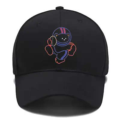 Football Bear Embroidery Custom Hat Gift For DAD Trucker Cap Friend Brother • $20.99