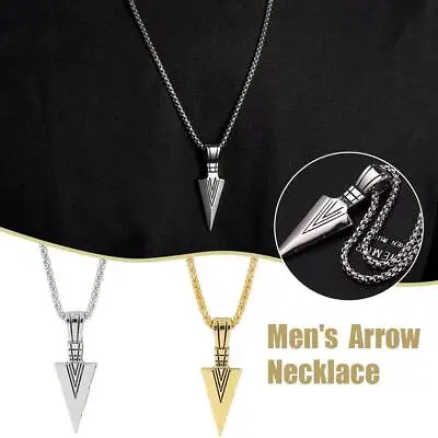 Men's Jewelry Black Gold Silver Color Head Pendants Gift Jewelry V5M2 • £1.84
