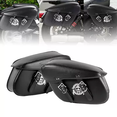 Motorcycle Side SaddleBag For Suzuki Boulevard C109R C50 C90 M109R M50 M90 M95 • $129.99