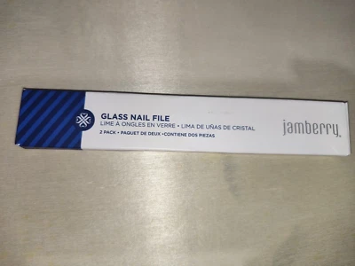 $4.72 • Buy Jamberry Blue Glass Nail Files 2 Pack BNIB