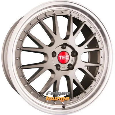 4x TEC SPEEDWHEELS GT EVO Titanium Glance Horn Polished 8x18 ET35 5x114.3 • $895.83