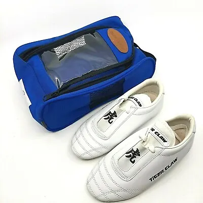 Tiger Claw White Size 3  Martial Arts Shoes Kung Fu Karate Taekwondo With Case • $7.93
