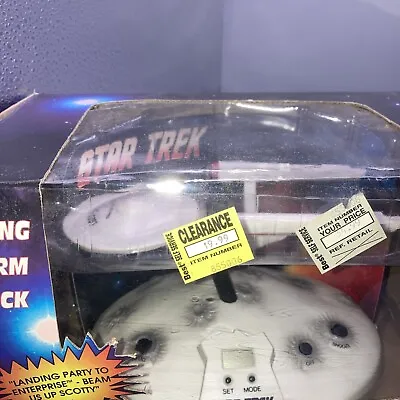Vintage NOS 1994 Star Trek Talking Alarm Clock “Beam Me Up Scotty  Tested • $32.30