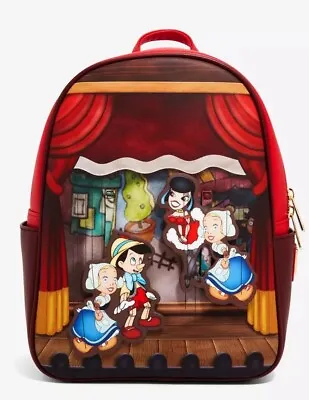 Loungefly Disney Pinocchio Marionette Mini Backpack New Sealed • $118.03