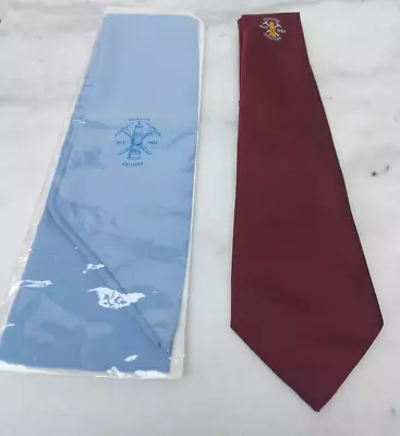 Vintage Snibston Colliery Coal Mining Tie & Cravat Combo Collectors Unused VGC • £24.99