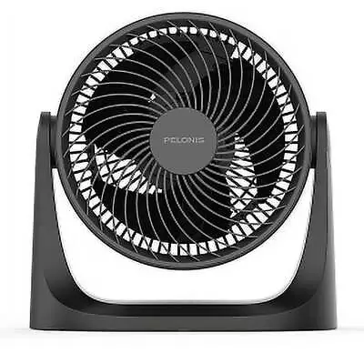 Pelonis 7  Vortex Portable Air Circulator 100° Tilting Fan Head Black Home Fans • $23.99