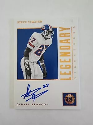 2019 Encased Steve Atwater Lengendary Signatures Auto 23/50 • $29.99