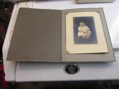 Mid Century Large Baby Photo In Case By Coffey Studio Kansas City Mo • $7.99