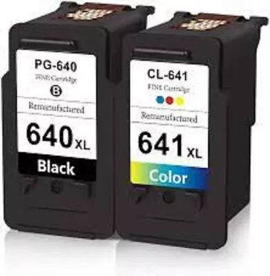 2x Generic PG-640XL CL-641XL Ink For Canon TS5160 MG2160 MG3560 3660 MX376 MX456 • $54.50