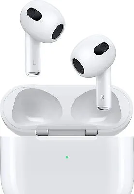 Apple AirPods (3rd Generation) With Lightning Charging Case - White • $124.95