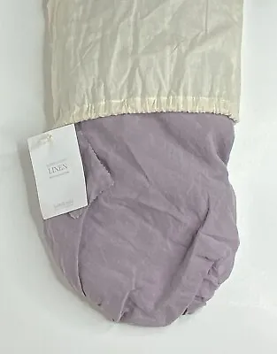 Restoration Hardware Garment-Dyed Linen CRIB Fitted Sheet Orchid NEW $74 • $34.99