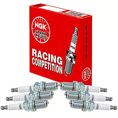 NGK V-Power Set Of 6 Universal Racing Spark Plugs R5671A-8 4554 • $28.95