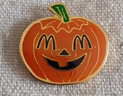 Mcdonalds Pumpkin Halloween Pin Badge • £14.95