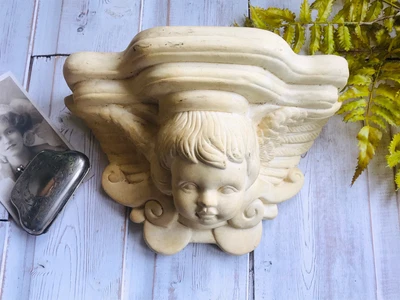 £23 • Buy Vintage Antique Style Ornate Cherub Wall Corbel Shelf Sconce Gothic Victorian
