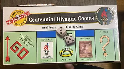 Monopoly 1996 Centennial Olympic Games Commemorative Collector's Edition NIB • $17.49