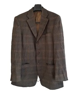 Mario Barutti Cashalana Merino Wool Cashmere Harris Tweed Jacket Men’s UK 40R. • £51