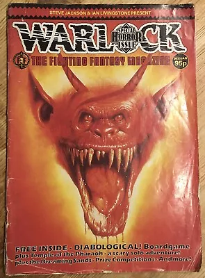 Warlock The Fighting Fantasy Magazine #13 Special Horror Issue • £34.99