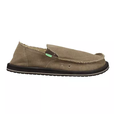 Sanuk Vagabond Slip On   Mens Brown Casual Shoes SMF1001-BRN • $35.99