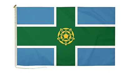 £42.99 • Buy DuraFlag  Derbyshire English County England 5ft X 3ft Flag With Rope And Toggle