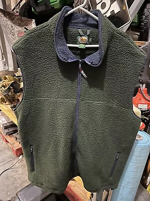 Cabela's Polartec Vest 2XL Tall New & Unworn W/o Tags Hunter Green • $41