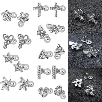£6.80 • Buy 2pcs Skin Diver Titanium Piercing Dermal Tops Implant Micro Dermal Base
