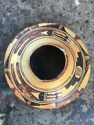 $775 • Buy Vintage Hopi Pottery Large Saucer Shaped Polychrome Nampeyo Of Hano
