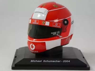 Spark Helmet Michael Schumacher Ferrari World Champion Monza 2004 1/5 • $44.76