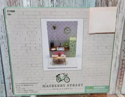 Mayberry Street Miniatures DIY Dollhouse Taste Of Happiness Scale 1:24 #2174589 • $8
