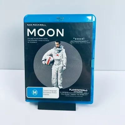 Moon (Blu-Ray 2009) Region Free Drama Mystery Sci-Fi Sam Rockwell Kevin Spacey • $8.99