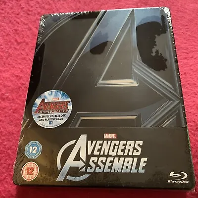Marvel - Avengers Assemble - Blu Ray Steelbook New & Sealed • £12