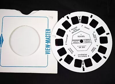 View-Master TEN-BEL Tenerife / Belgium Promotion REEL CR 3511 GAF 1979 RARE • $9.95