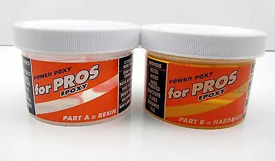 NEW Power Poxy 2 Part Pros Epoxy Wood Metal Plastic Glass Ceramic Concrete Glue  • $15.99