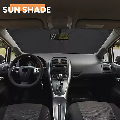 Foldable Car Windshield Sun Shades Truck Sunshade Cover Block UV Rays 150X70cm • $18.47