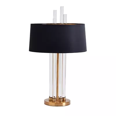 Jennifer Taylor Home 16  Antibes Modern Crystal Accent Table Lamp Gold • $275.92