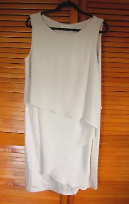 £19.99 • Buy Crea Concept Ivory Layered Dress Size 42 Chest 41