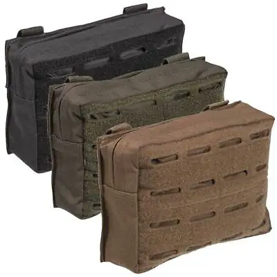 Mil-Tec Laser Cut MOLLE Utility Pouch Belt Waist Bag Tactical Military 17x12cm • £10.95