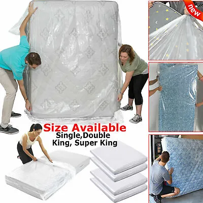 Single/Double/King Waterproof Mattress Protector Non-Allergenic Storage Cover UK • £5.89